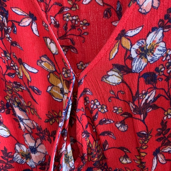 Boho Bell Sleeve Romper with Pockets - Picture 3 of 7